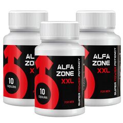 1+1=3! Alfazone XXL 10 capsule pentru erecție pret mic